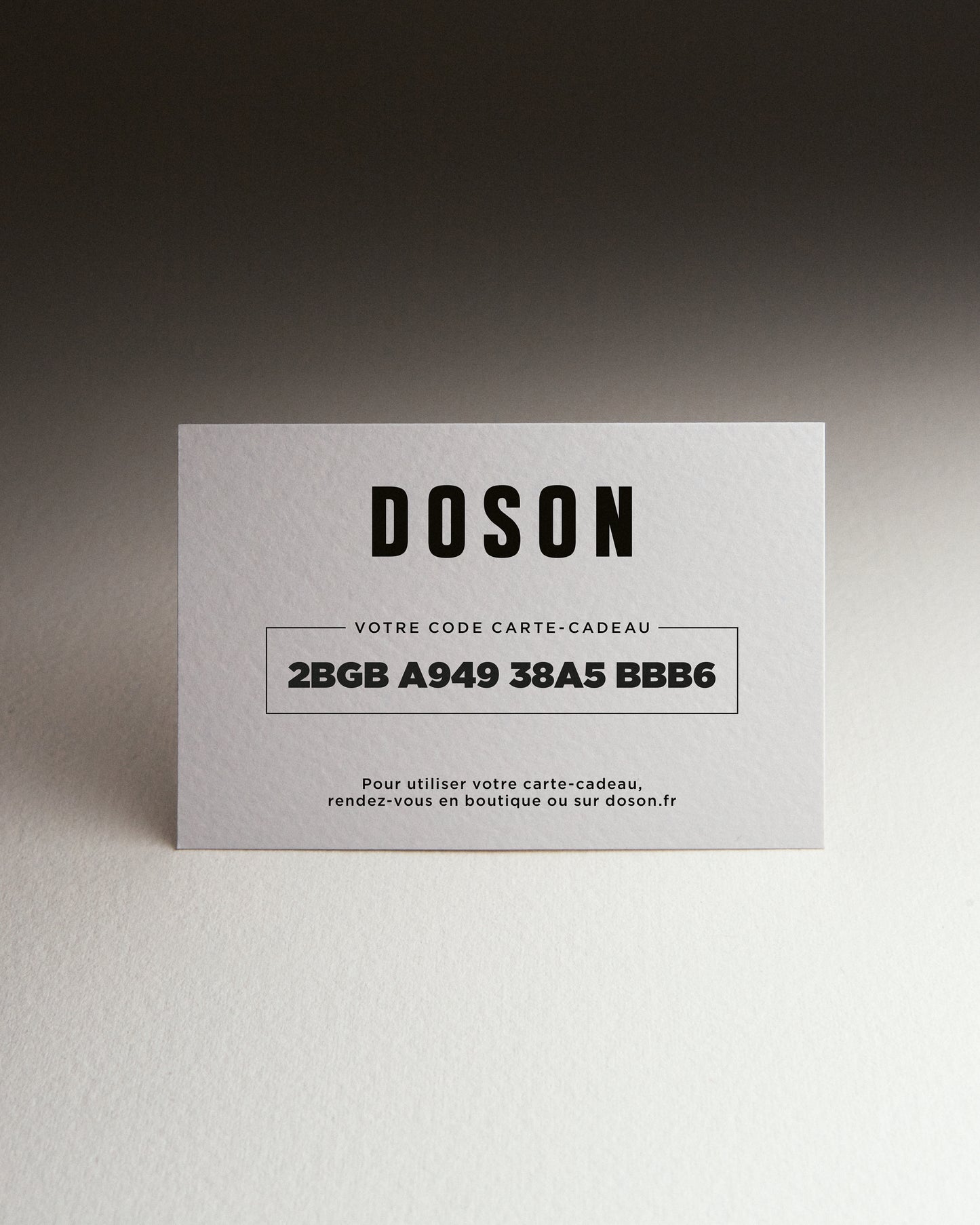 Doson gift card